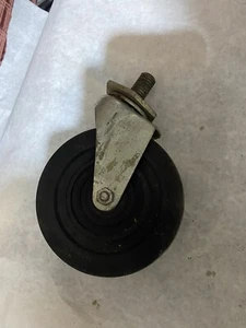 Bassk 5 Zoll Hartgummi-Drehrollen. 5/8 Zoll x 1 Zoll Gewindesamm mit Bremse - Bild 1 von 11