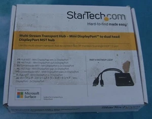 Multi-Stream Transport Hub MDP TO DP ADAPTER 2 MINI DISPLAYPORT NEW free UK post - Picture 1 of 6