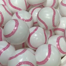 Baseball 2in (49mm) PLASTIC Ball Lot (10 pcs) Teacher Rewards Party Favors