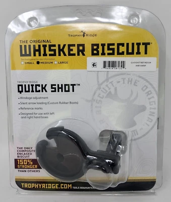 Archery Arrow Rest Trophy Ridge Original Wisker Biscuit Quick Shot RH/LH Medium - Image 1 of 3