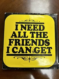 Vintage I Need All The Friends I Can Get Book by Charles Schulz Peanuts 1964 - Picture 1 of 7