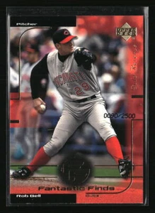 Rob Bell 2000 Upper Deck Gold Reserve FF Baseball Card #291 90/2500 - Picture 1 of 2
