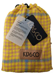Kip&Co Linen Lemon Hounding Standard Pillowcase 1 Pc NWT - Picture 1 of 4