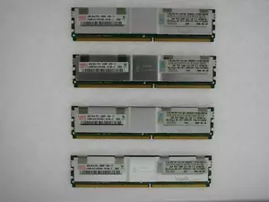 GENUINE IBM 16GB 4X4GB 2RX4 PC2-5300F ECC Server Memory RAM 41Y2845 39M5797 - Picture 1 of 1