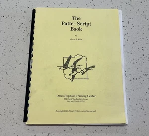 Patter Script Book Omni Hypnosis Training Center 1989 Gerald Klein Loose Leaf - Picture 1 of 9