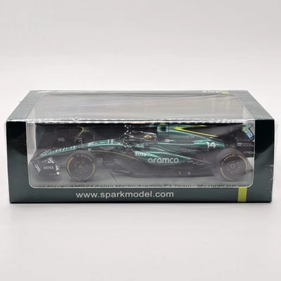 Spark Aston Martin AMR24 #14 Fernando Alonso Mexican F1 GP 2024 1/43 Scale S9553 - Image 1 of 4