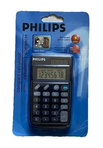 Philips SBC-GC020 / Calculatrice Compacte Solaire Vintage Retro Solar Calculator - Afbeelding 1 van 3