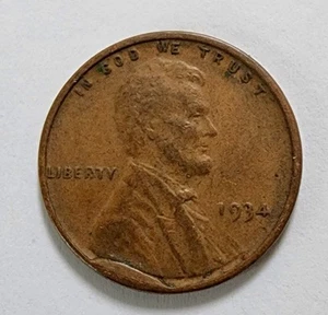 penny 1934 errore cerchio e retro - Foto 1 di 4