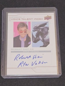 2024 UD Halo Legacy Robert Davi "Rtas 'Vadum" Inschrift Voice Talent Auto SSP - Bild 1 von 2
