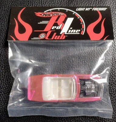 HOT WHEELS RED LINE CLUB LIGHT MY FIREBIRD ROSA EXCLUSIVO COLECCIONABLE NUEVO EN PAQUETE Foto 1 de 4
