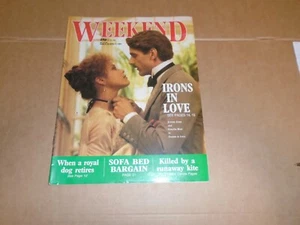 JEREMY IRONS, ORNELLA MUTI - WEEKEND MAGAZINE - 28TH MARCH 1984 - Picture 1 of 5