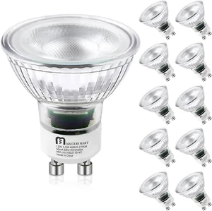 LED GU10 LED Light Bulbs, 50 Watt Halogen Equivalent, 5.5W Dimmable, MR16 Spot G - Picture 1 of 15