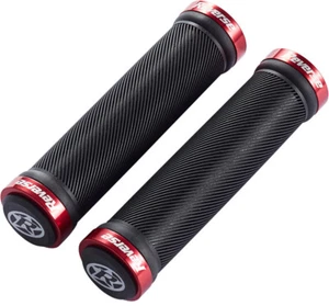 Reverse Grip Spin Lock-On Fahrrad Schraubgriffe schwarz/rot - Bild 1 von 1