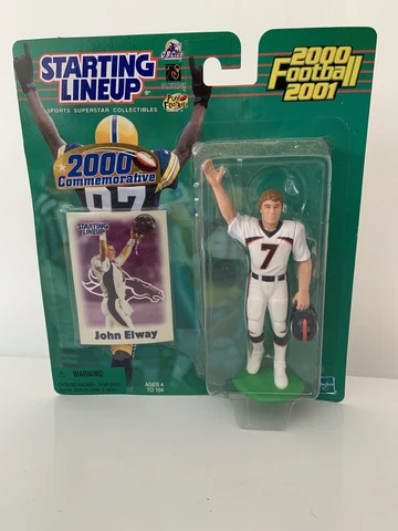 2000-2001 STARTING LINEUP NFL John Elway Denver Broncos Cover