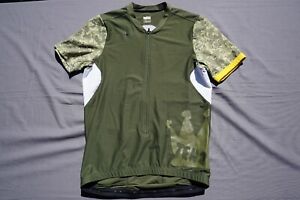 Nike Dry Fit Ten 2 Cycling Jersey Army Olive Women's Size M