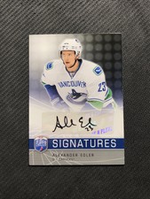 2008-09 UPPER DECK BE A PLAYER BAP ALEXANDER EDLER SIGNATURE AUTO #S-AE