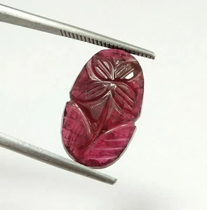 Excelente piedra preciosa suelta de turmalina rosa tallada hoja excepcional natural de 8,51 quilates - Imagen 1 de 11