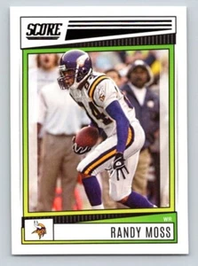 2022 Score #110 Randy Moss HOF - Free Shipping! - Picture 1 of 2