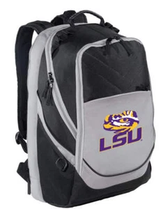LSU Laptop Backpack – Official Louisiana State Tigers Bookbag – Fits 17″ Laptop, - Picture 1 of 13