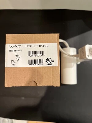 WAC JTK-188-WT 120V, pista J, acabado blanco **NUEVO** Foto 1 de 4