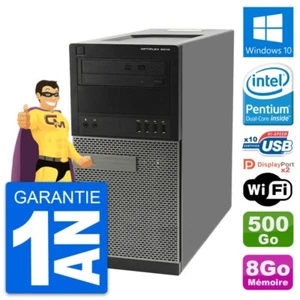 PC tour DELL OptiPlex 9010 Intel G630 RAM 8Go Disco Rigido 500Go Windows 10 Wifi - Foto 1 di 6