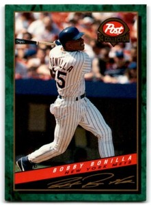 1994 POST CEREAL BOBBY BONILLA NEW YORK METS #10