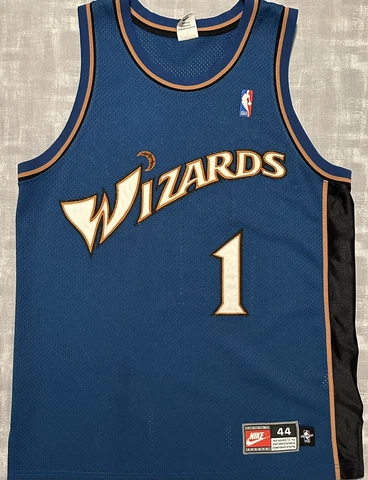 Authentic Vintage Nike NBA Washington Wizards Rod Strickland Basketball Jersey Cover