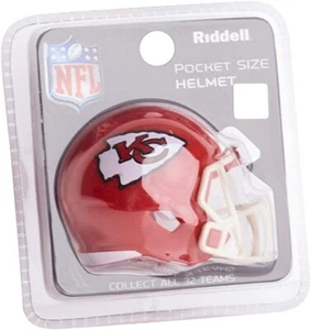 Kansas City Chiefs Pocket Pro Riddell NFL Helmet Speed Style - Picture 1 of 4