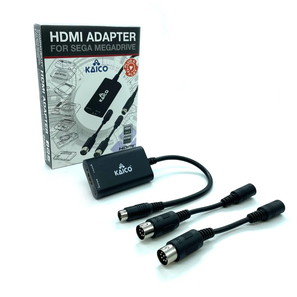 Kaico Sega Genesis 1080p HDMI Adapter - For use with Sega Megadrive & Neo Geo HD - Image 1 of 4
