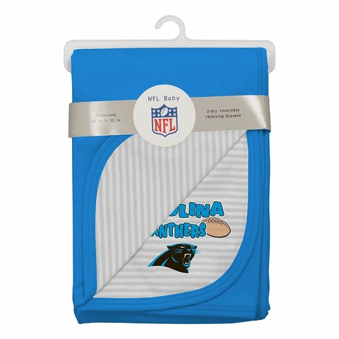 Carolina Panthers Infant Lil' Kicker Reversible Receiving Blanket Cover