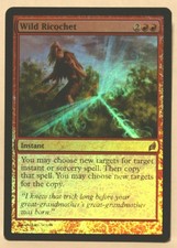 MTG FOIL Wild Ricochet - Lorwyn LRW - Near Mint NM