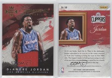 2015-16 Panini Court Kings Expressionist Memorabilia /299 DeAndre Jordan #10