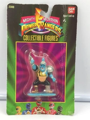 Mighty Morphin Power Rangers 1993 3" PVC Evil space Aliens Squatt sin usar, en caja Foto 1 de 2