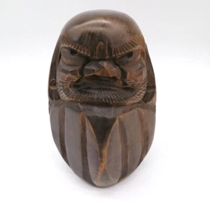 17.5cm Vintage Wooden Japanese DARUMA KOKESHI Doll – Folk Art Collectible OTA939 - Picture 1 of 16
