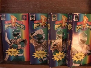 Mighty Morphin Power Rangers Green Ranger Mini-Series Parts 1-4VHS Lot - Picture 1 of 3