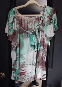 cirana 3x top grün und braun fließend over size - Bild 1 von 4