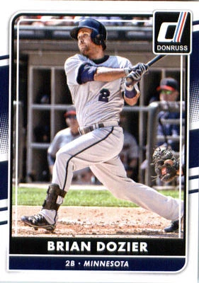 2016 Donruss #115 Brian Dozier Minnesota Twins - Image 1 of 2