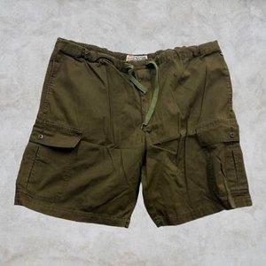 VINTAGE Y2K BAGGY BASIC UTILITY STYLE SHORTS KHAKI XL - Picture 1 of 6
