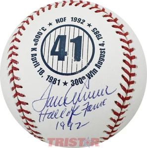 Béisbol conmemorativo autografiado Tom Seaver inscrito en el Salón de la Fama 1992 JSA - Imagen 1 de 2