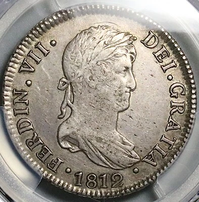 1812-C PCGS XF Spain 4 Reales Ferdinand VII Cadiz Mint Silver Coin (25052302C) - Image 1 of 4