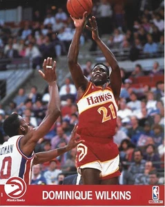 Dominique Wilkins-Atlanta Hawks-LICENSED 8x10 Basketball Photo - Picture 1 of 2