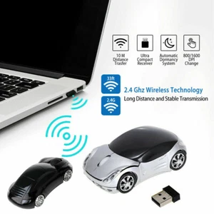 2.4GHz Wireless Optical Mouse USB Computer Cordless Car Mouse Mice for Laptop PC - Picture 1 of 18