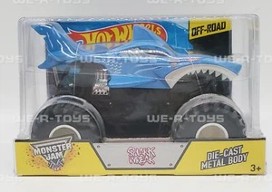 Hot Wheels Monster Jam Shark Wreck 2013 Mattel Vehicle No CCB02 NRFB - Picture 1 of 6