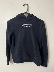 Abercrombie kids 11/12 Black hoodie Graphic sweatshirt - Picture 1 of 6