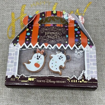 东京迪士尼度假区徽章盒万圣节甜美米奇和米妮幽灵 — 第 1/3 张图片