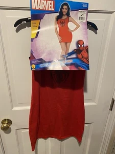 New Womens Marvel Spider-Girl Rhinestone Tank Dress Costume Sz- Medium - Picture 1 of 2