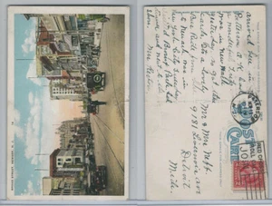 Postkarte, New Jersey, Broad Street, Newark, 1926 Paterson, Automobil - Bild 1 von 1