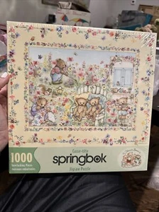 Mary's Bears "In The Garden" 1000 Piece Jigsaw Puzzle Springbok SEALED PRISTINE - Picture 1 of 6