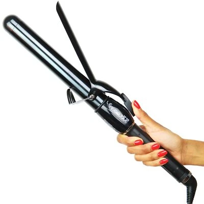Curling Iron w Clip Le Angelique 1.25 Inch Professiona  - 32mm FREE SHIPPING - Image 1 of 4