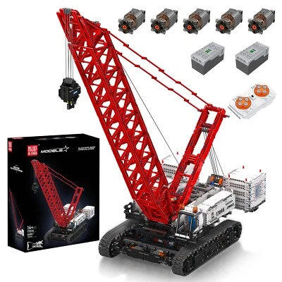 Mould King 17046 Heavy Crane Lifter Crawler Truck Engineering Building Block Toy - Image 1 of 4